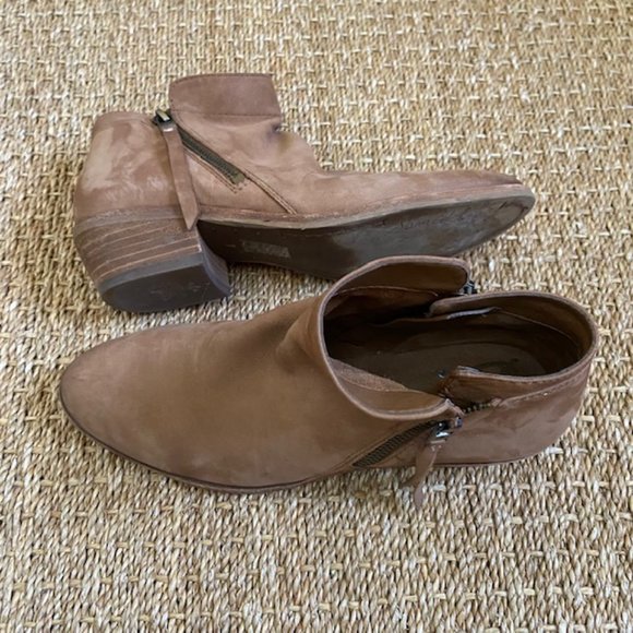 Sam Edelman Packer Leather Booties in Saddle - Picture 4 of 11